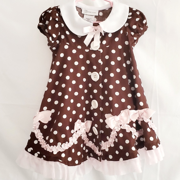 bonnie jean polka dot dress